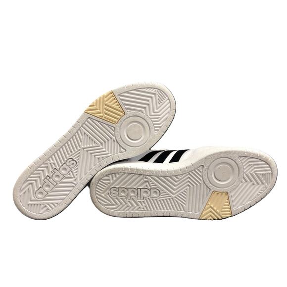 Adidas Hoops 3.0 Cloud White Legend Ink Rose Tone Mid Sneakers 9 - Picture 6 of 8